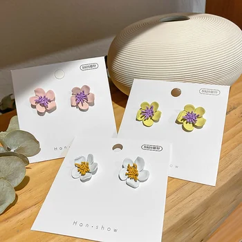 

Daisy frosty wind lovely petal fairy earrings Stud Earrings for Women Gift Earrings Jewelry Wholesale