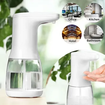 

600ml Intelligent Automatic Liquid Soap Dispenser Automatic Induction Foaming Hand Washing Device For Kitchen Bathroom New