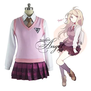 

Anime Danganronpa V3 Akamatsu kaede Uniform Cosplay Costume Halloween Party suit