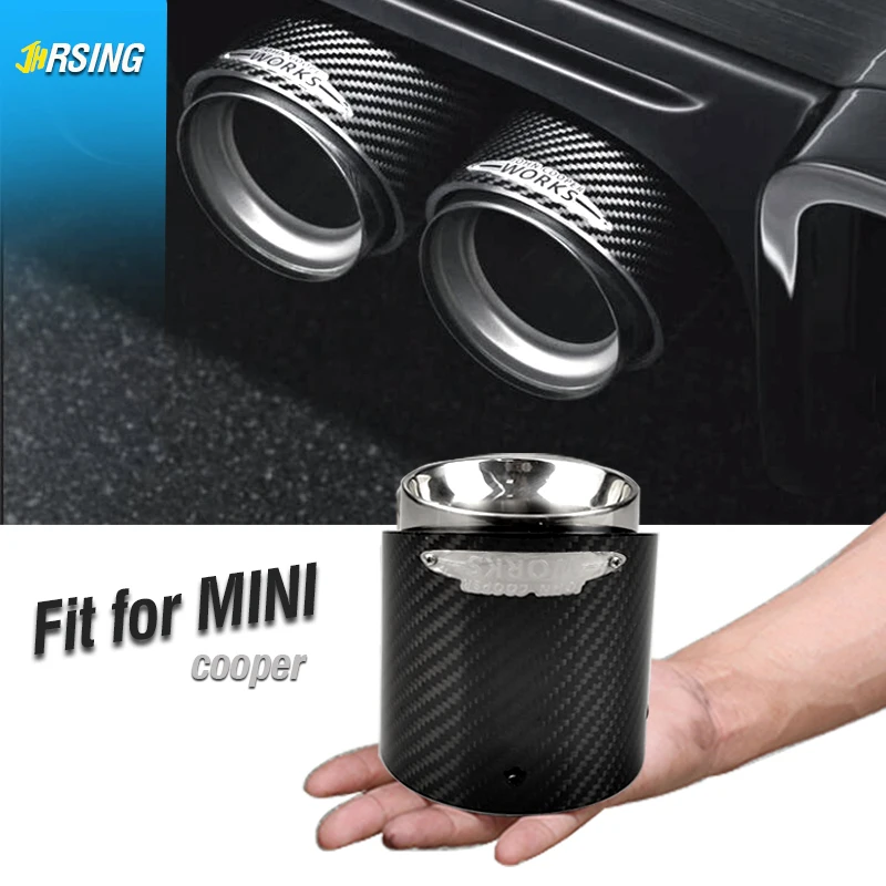 

Carbon Fiber Mini Exhaust Tip Muffler Tips Fit for R55 R56 R57 R58 R59 R60 R61 F54 F55 F56 F57 F60 mini Cooper