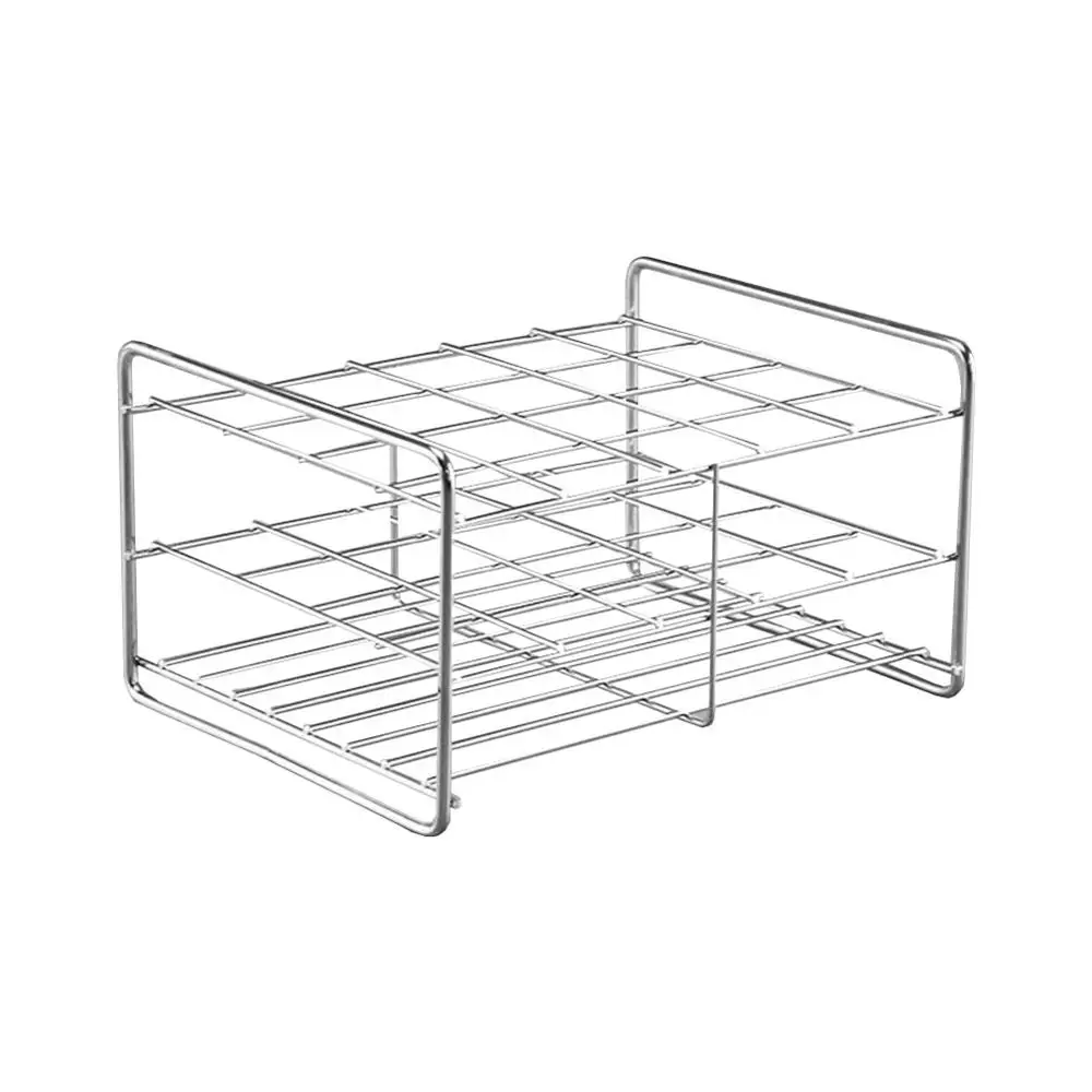 

Experimental Consumables Test Tube Rack 20 Big Holes Stainless Steel Laboratory Centrifuge Tube Rack Storage Holders