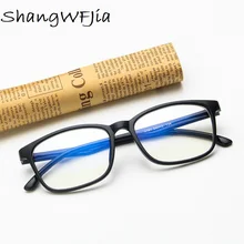 Ретро мужские прозрачные очки прозрачные линзы PC Comotuer квадратные очки оправы для женщин очки для чтения мужские очки