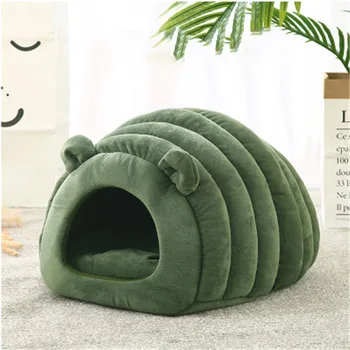

Thick Cutton 3D Dog Bed Super Soft Long Plush Pet Cat Mat for Dogs Nest Cushion Bed Winter Warm Pets Sofa Dog Kennel Mascotas