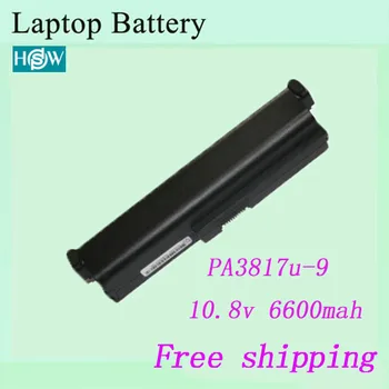 

100% brand new 10.8v 6600mah Laptop battery For Toshiba PA3817u-9 Equium U400-124 Equium U400-145 Equium U400-146