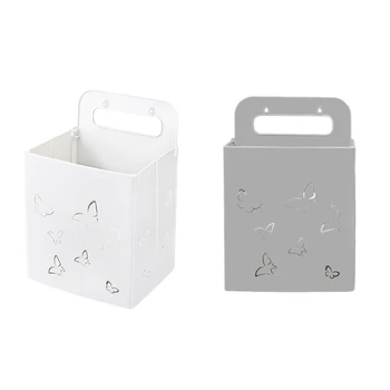 

NEW-Foldable Storage Basket Multi-Function Non-Marking Storage Basket Without Punching Wall Hanging Storage Basket