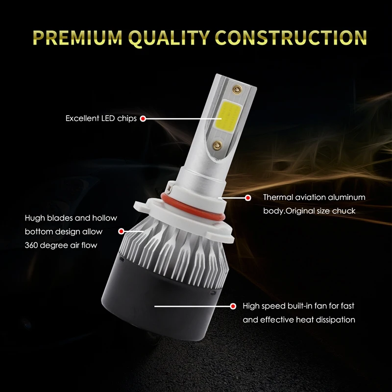 Dob 9006 Hb4 светодиодные фары лампы конверсионный комплект 1500 Вт 225000Lm Hid 6500K