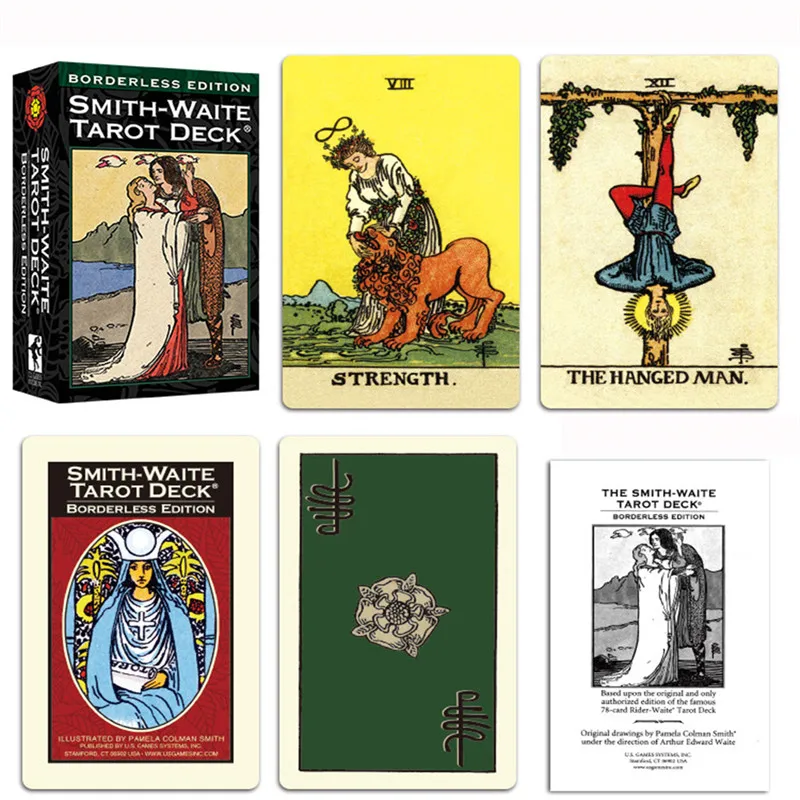 Полный английский лучистый Райдер Wait Tarot карты гадания высокое качество Smith Таро колода настольные игры карты 78 листов/набор