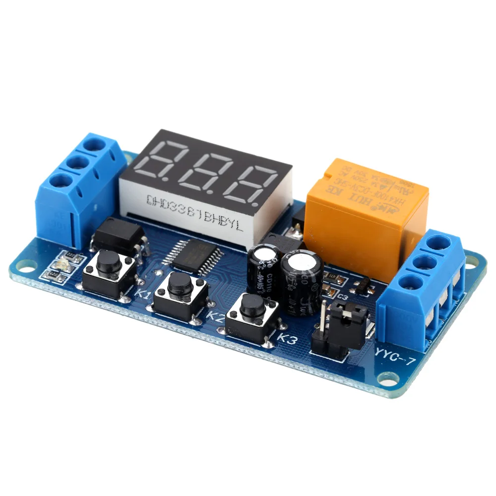 LED Display Automation Digital Delay Timer Control Relay Switch Module rele 3V/3.7V/4.5V/5V/6V | Инструменты