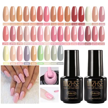 

MIZHSE 7ML UV Gel Polish Soak Off UV LED Acrygel Nail Art Manicure Decoration Matt Top Base Coat DIY Varnish Painting Gel Hybrid