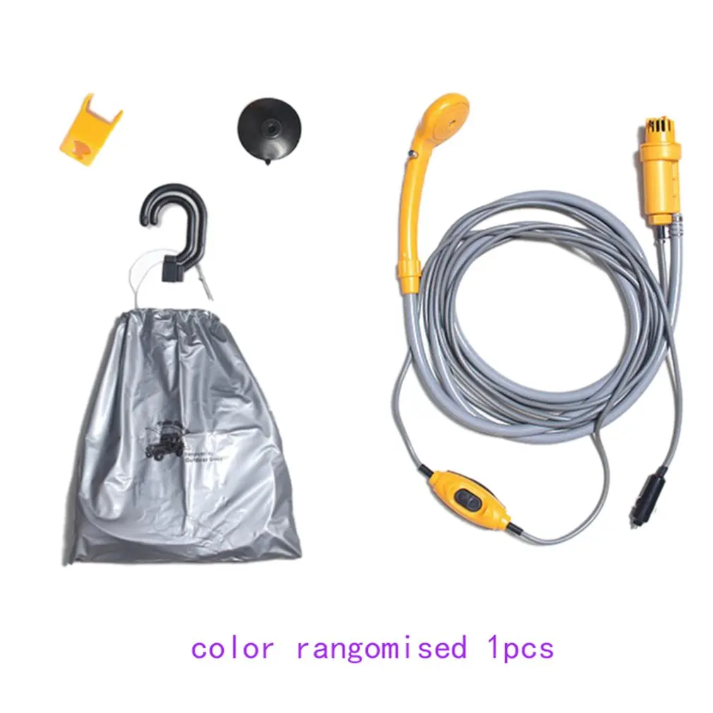 Car Washer 12V Portable Shower Set Electric Pump Outdoor Camping Wash Travel Cleaning Tool | Дом и - Цена: 