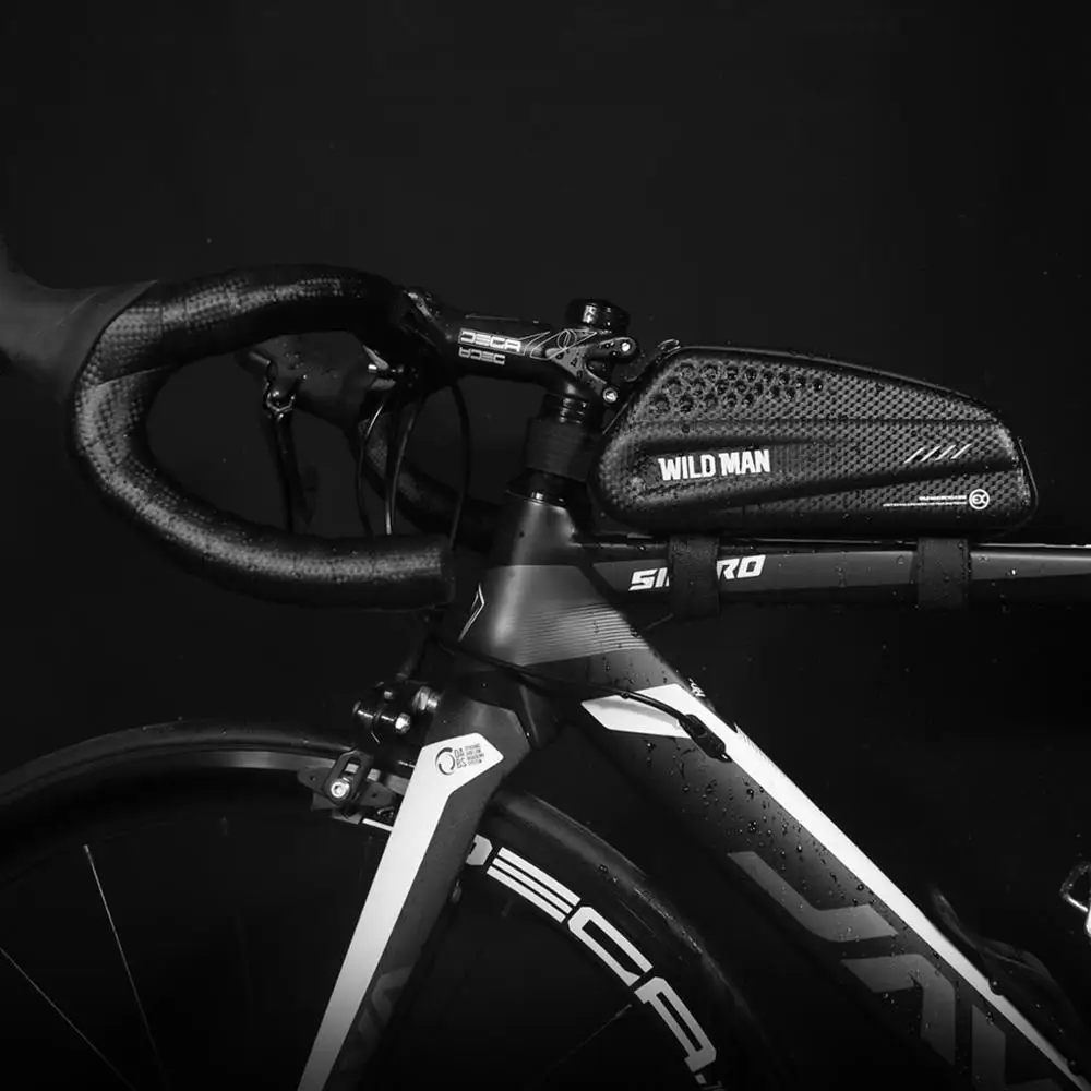 Велосипедная верхняя труба сумка WILD MAN EX 1L Водонепроницаемая ...