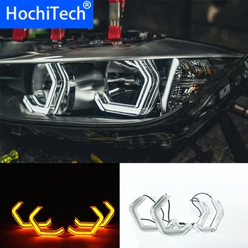 

Switchback Concept M4 Iconic Style LED Crystal Angel Eye Kit Eyes Kits for BMW M4 F80 2 3 4 series F30 F31 F32 3GT F34 M2