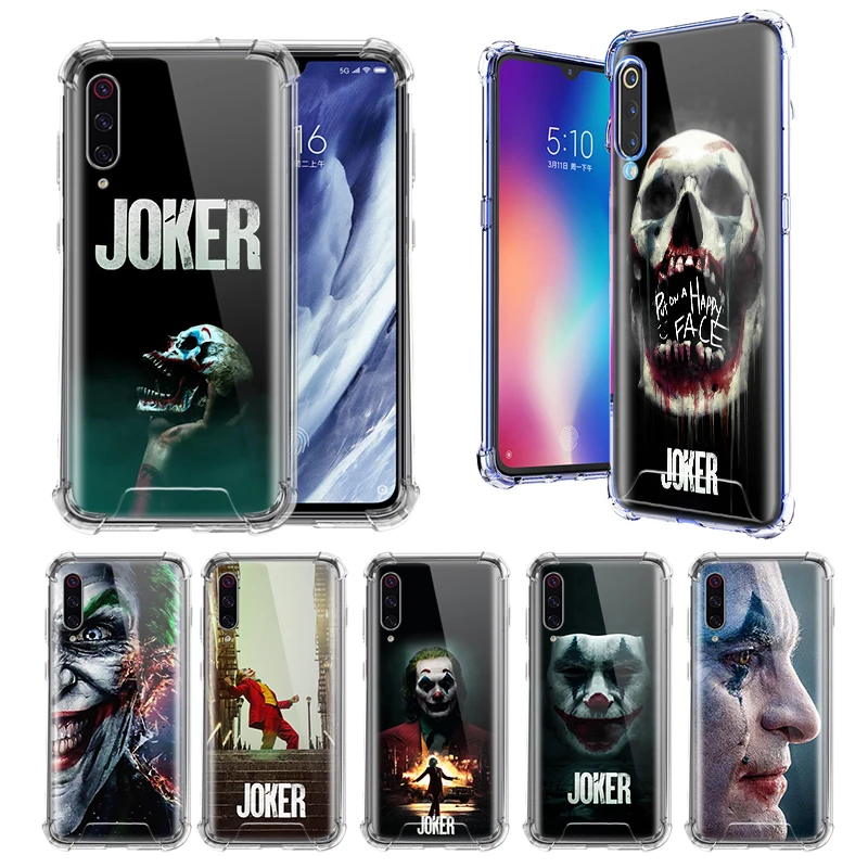 

Romeo Joker Movie 2019 Case For Xiaomi Mi Note 10 A3 9T Pro CC9E 8 A2 Lite F1 Airbag Anti-Fall TPU Phone Cover Sac