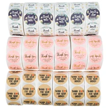 500 шт. наклейки в рулоне, Подарочные наклейки для скрапбукинга, уплотнительные наклейки, благодарим Вас за письмо, дизайн, подарок на день рождения, свадьбу, этикетки, декор 2,5 см 500 шт. наклейки в рулоне, Подарочные наклейки для скрапбукинга, уплотнительные наклейки, благодарим Вас за письмо, дизайн, подарок на день рождения, свадьбу, этикетки, декор 2,5 см