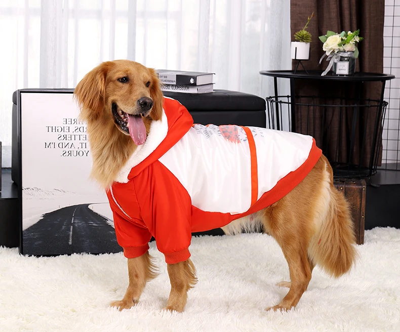 HOOPET пальто для домашних животных Одежда для собак зимняя одежда теплая одежда для собак Водонепроницаемая Рождественская куртка для больших собак