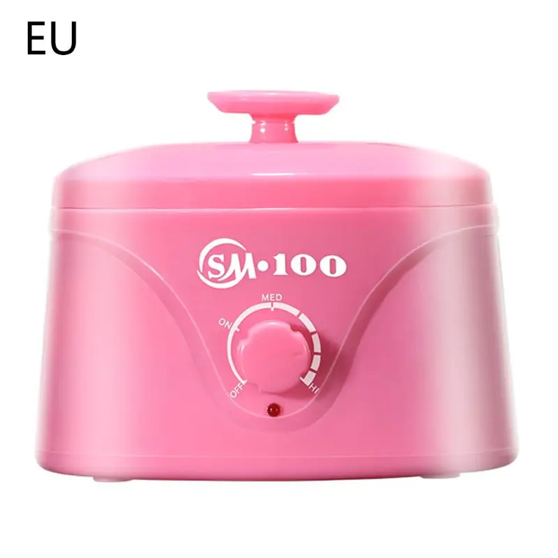 pink Нагреватель для расплавления воска, мини спа-нагреватель, эпилятор для тела, инструмент для депиляции - Цвет: pink
