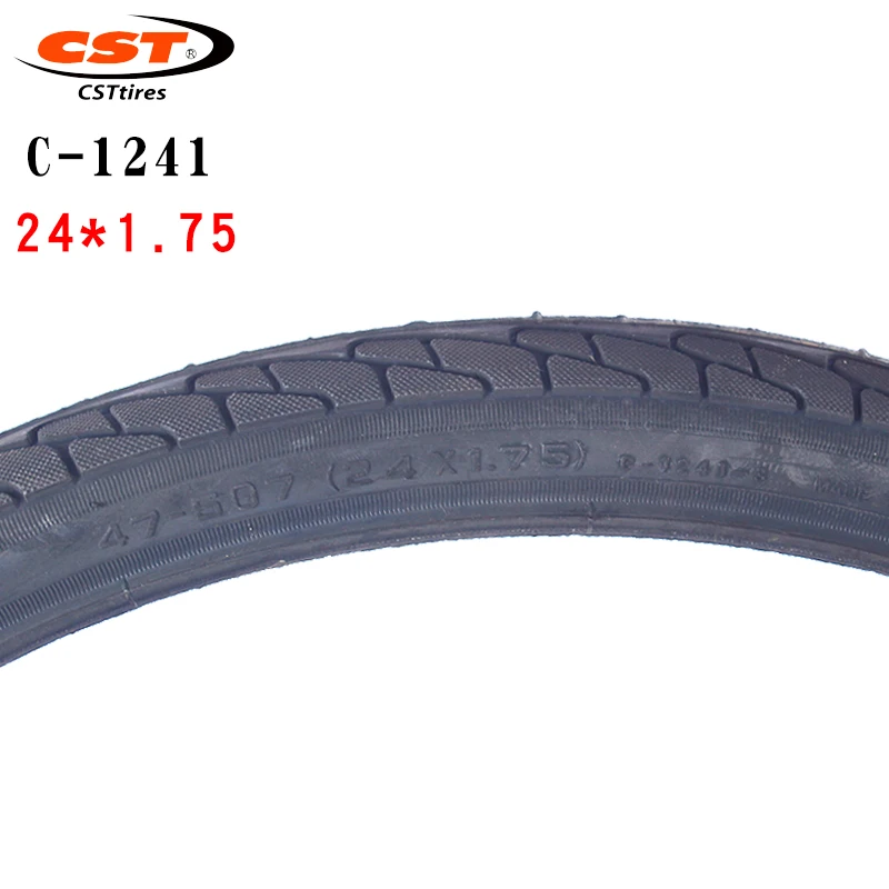 CST-Antiskid Mountain Bike Tires, Steel Wire Tire, Wear Resistant Bicycle Tire, 24 ", 24x1.75, C1241, C1241