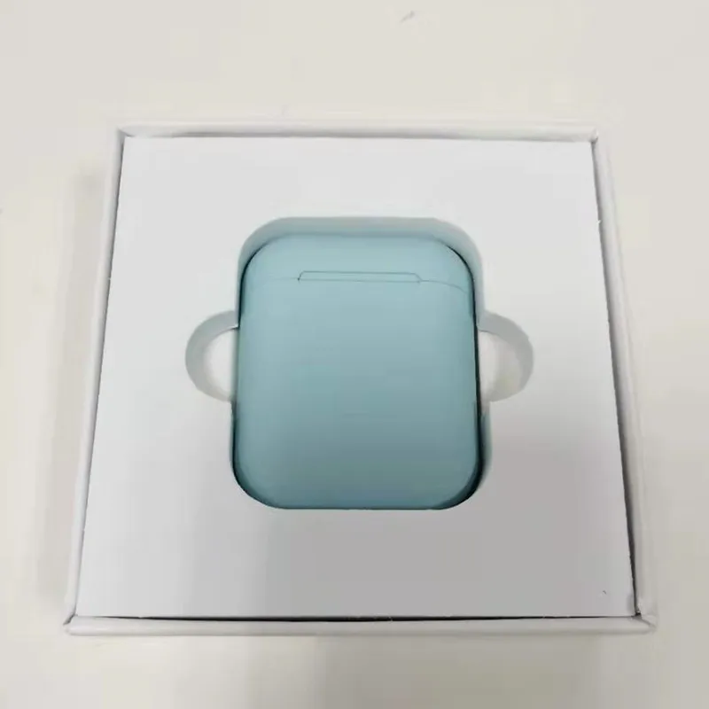 Матовые беспроводные наушники Inpods Bluetooth 5,0, наушники с супер басами, подходят для смартфона - Цвет: skyblue