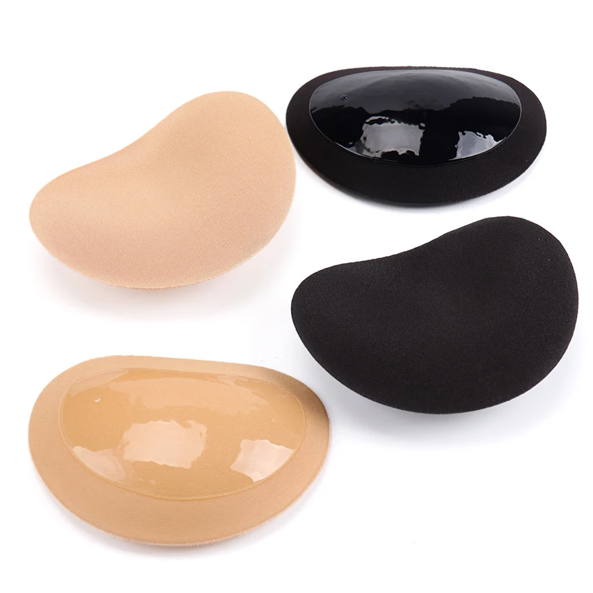

1 Pair Bikini Filling Bra Inserted Pads Push Up Breast Enhancer Removable Invisible Women Underwear Bra Pads