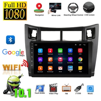 

Car Electronics DVR/Dash Android 10.1 Car DVD Player Radio GPS Navi Stereo Wifi For Toyota Yaris 2008-2011 Interior Accessories