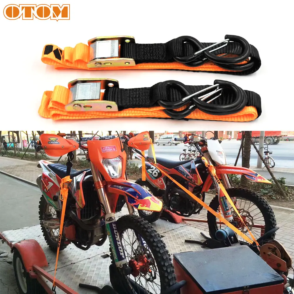 Otom Motorcycle Straps With Metal Buckle Tow Rope Strong Ratchet Belt Motocross Bike Universal Buckle Tie Down Belt Cargo Straps Motorcycle Seat Belt Aliexpress