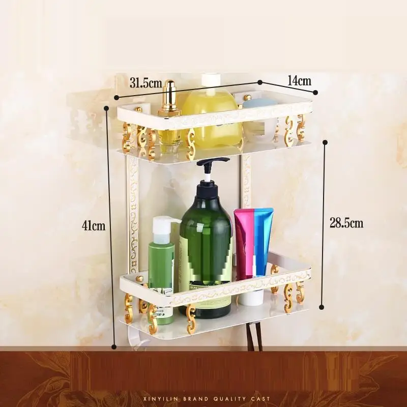 Number 8 Esquinero Ducha Banyo Aksesuarlari Estante Estanteria полки Фен держатель аксессуары Salle De Bain ванная комната настенная полка - Цвет: Number 8