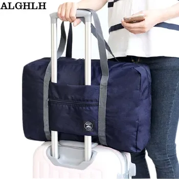 

ALGHLH Casual Large Capacity luggage Packing Tote/Shoulder Travel Shopping Big Bag Folding Clothes Storage Bag Pouch Organizer