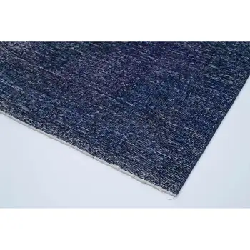 

134x375 Cm Purple Handmade English Over Dyed Runner Rug-4x12 Ft