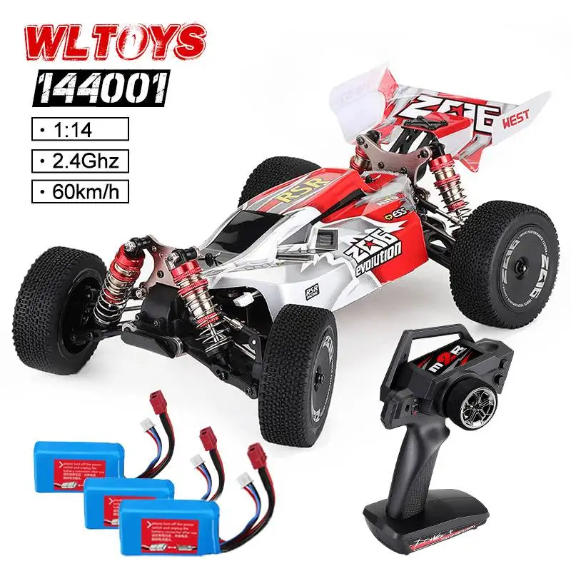 Wltoys 1:14 144001 высокоскоростной гусеничный 2 4G 4WD 60 км/ч дрейфующий Радиоуправляемый