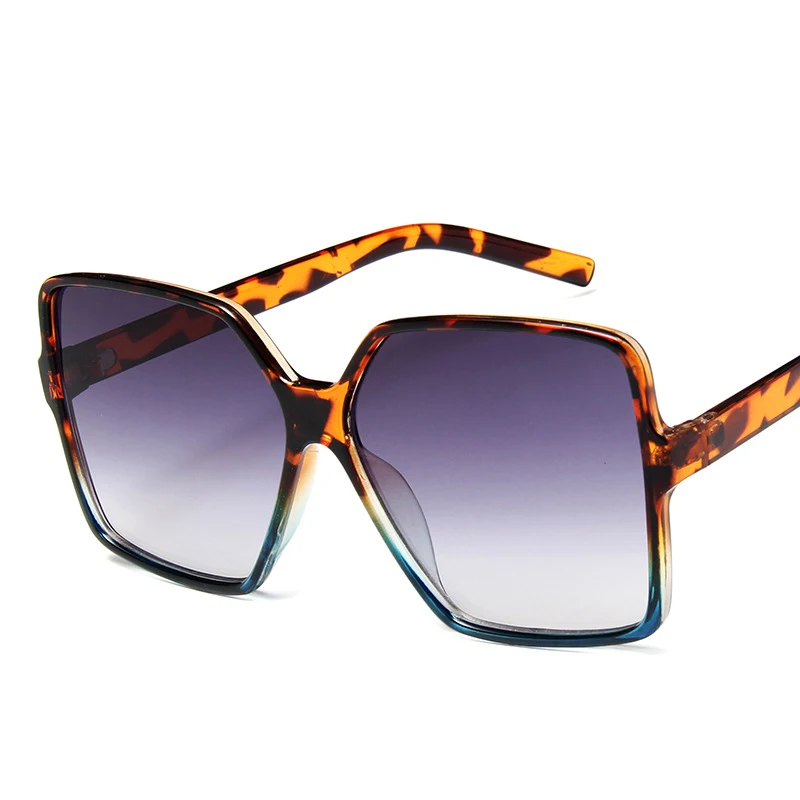 Zonnebril Dames солнцезащитные очки тенты для женщин квадратные винтажные Ретро солнцезащитные очки Брендовые дизайнерские Hombre Oculos De Sol Feminino G125 - Цвет линз: leopard BU.G GY.