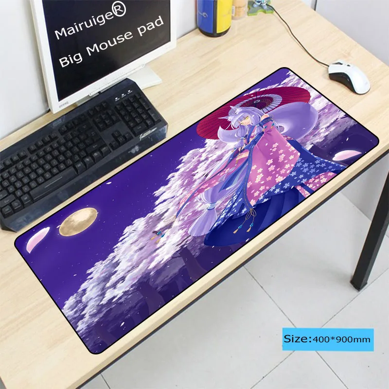  DIY Anime Girl Mouse Pad Large Pad Laptop Mouse Notbook Computer Creative Rubber Mat Gaming Mousepa