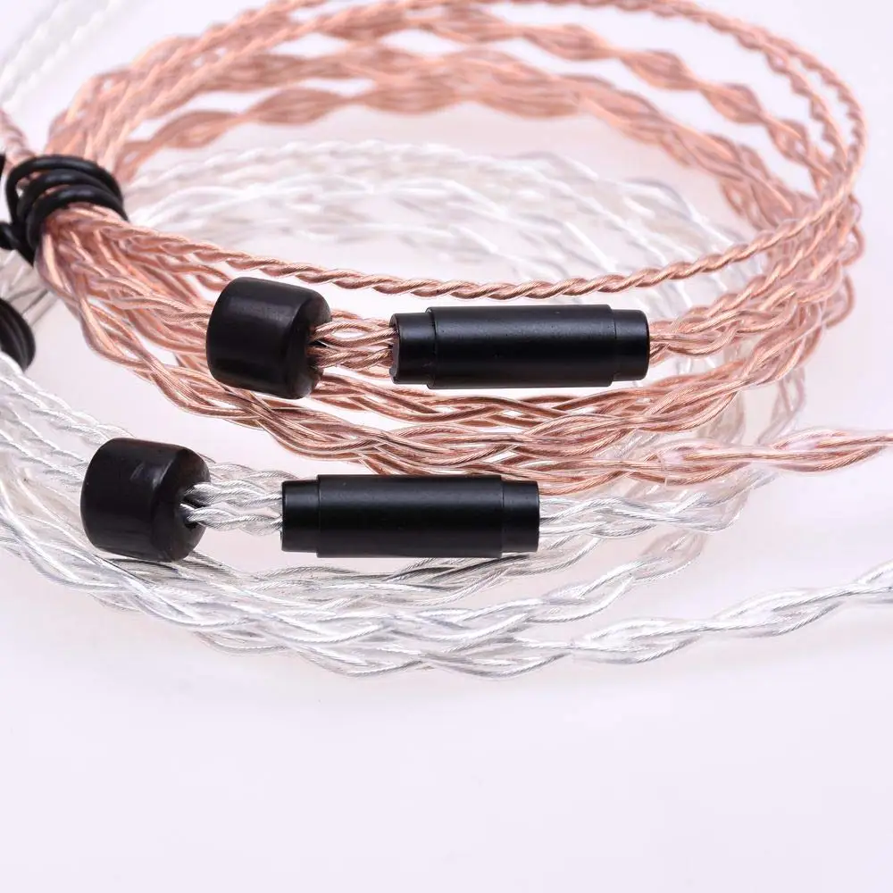 Cabo de Alta Fones de Ouvido Hifiman para Ele-5 Prata Chapeado Fidelidade Cabo He-6 He-300 He-400 He-500 He560 1.2m 5n Occ - Image 4
