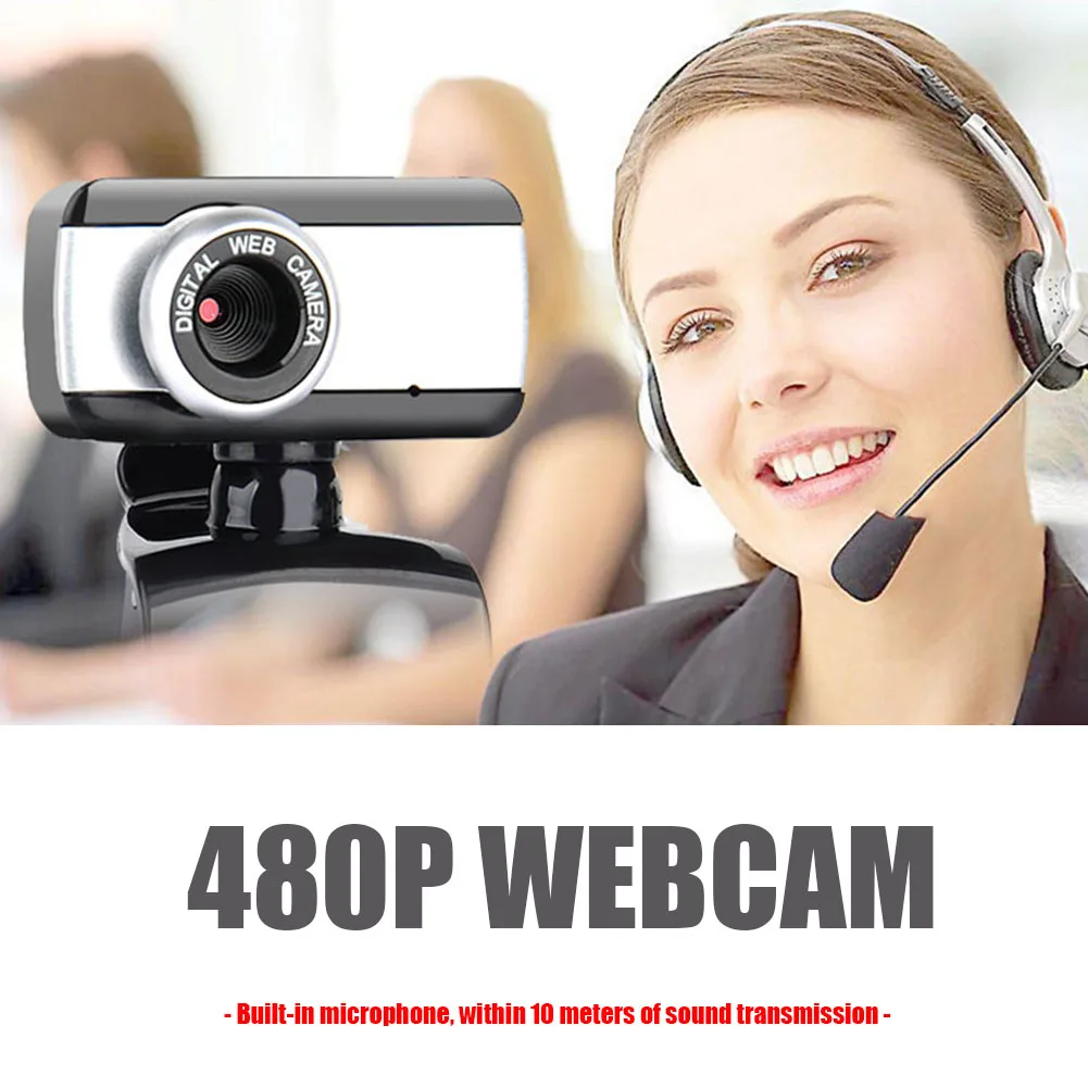 Веб камера мини HD со встроенным микрофоном 480 мп P|Веб-камеры| |