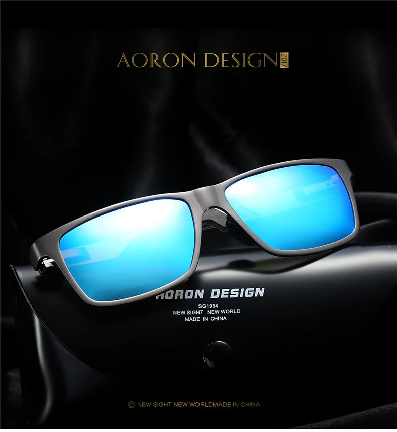 Модные квадратные брендовые поляризованные солнцезащитные очки, мужские очки, хип-хоп, градиентные линзы, очки для вождения, модные дизайнерские очки A6560