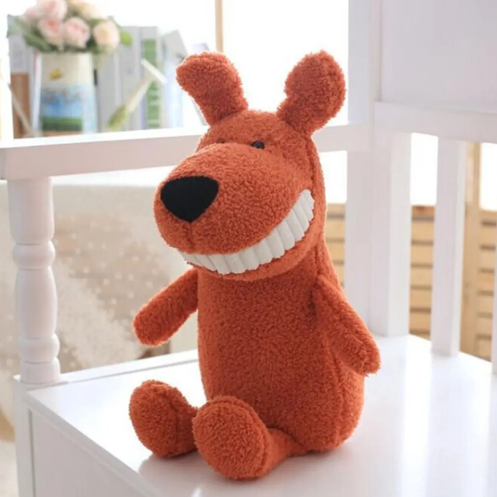 25 см Зубастый большой зуб кукла щенок мягкая плюшевая игрушка детская плюшевые