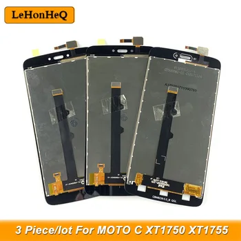 

3 Piece LCD For MOTO C Display For Motorola Moto C XT1750 XT1755 Xt1754 LCD Display with Touch Screen Digitizer Assembly