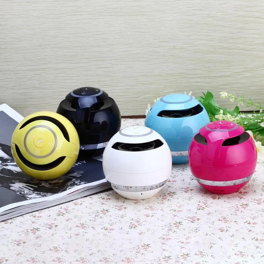 Portable Bluetooth Speaker Wireless Ball Mini Handfree TF FM Radio With Mic MP3 Globe Audio Music box For the phone PC