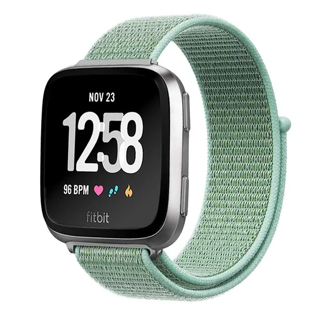 Спортивный сменный нейлоновый ремешок для Fitbit Versa2 2 дышащий регулируемый ремешок для часов с петлей для Fitbit Versa Lite Смарт-часы - Цвет: 6