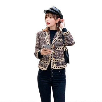 

Autumn The Jacket Woman Restoring Ancient Ways The New Women Coats and Jackets The Korean Version Loose Short Coat Woman