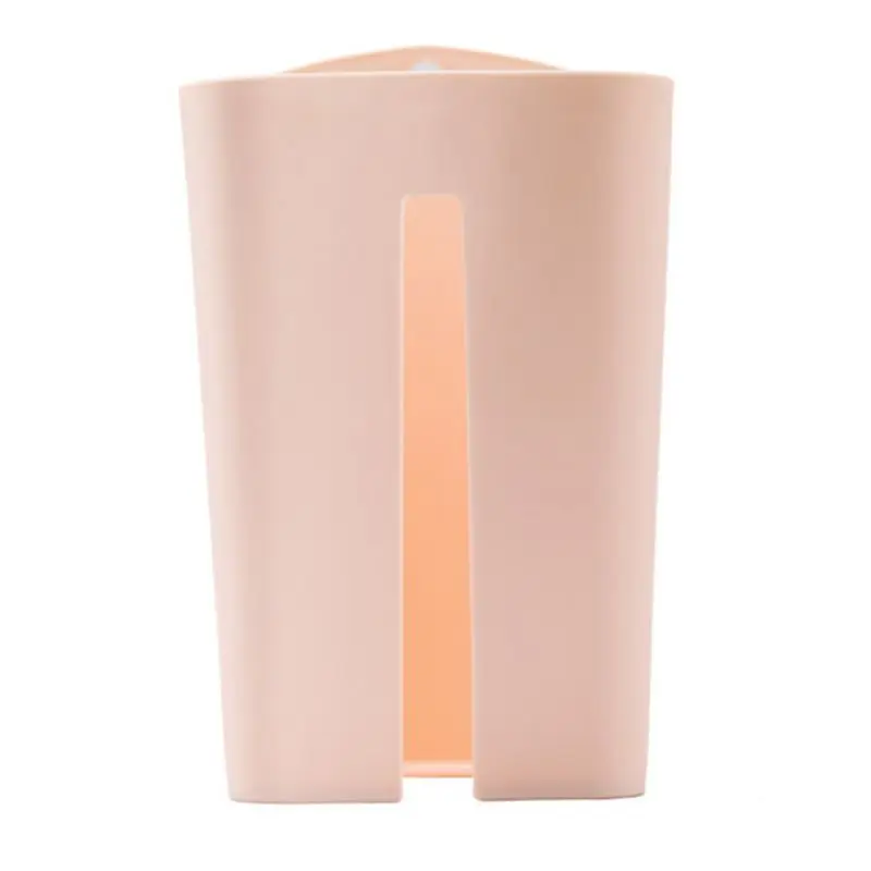 Бытовой удобный бумажный чехол для извлечения полотенец Настенный экологический мешок для мусора пластиковый пакет коробка для хранения A - Цвет: pink