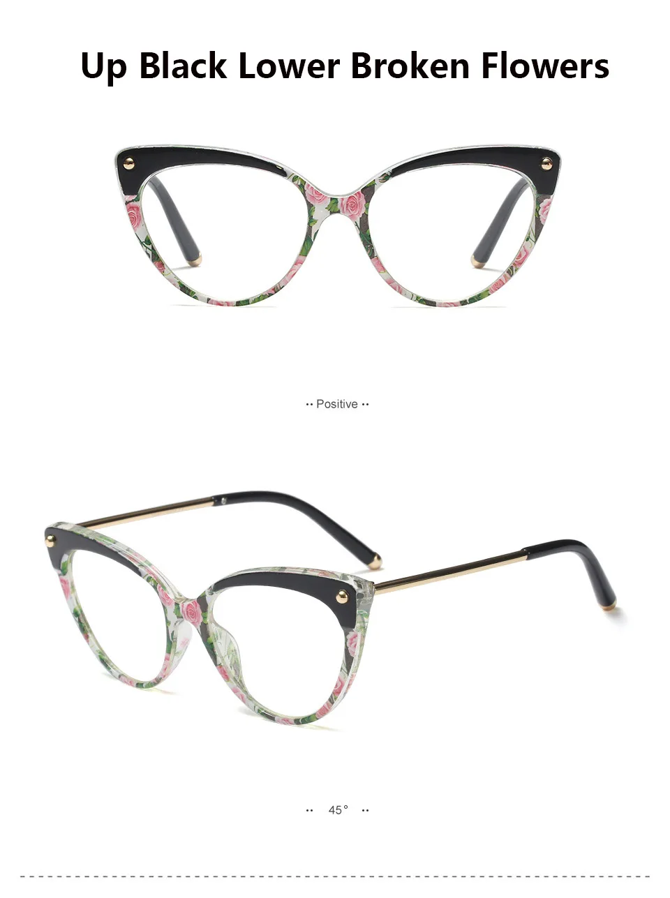 Модные цветные очки формы "кошачий глаз" в рамки Для мужчин Для женщин заклепки Роскошные Брендовая Дизайнерская обувь оптический Винтаж очки компьютерные очки для женщин