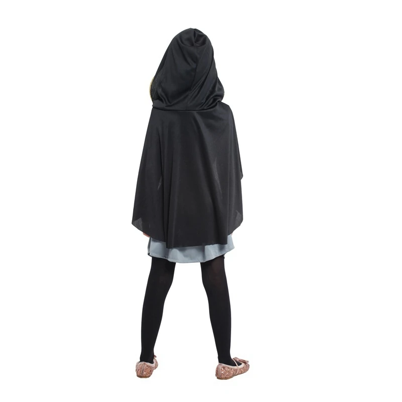 Cosplay Costume 4-10Y Child Kids Hooded Archer Huntress For Girls Medieval Warrior Knight Fancy Dress Halloween Purim
