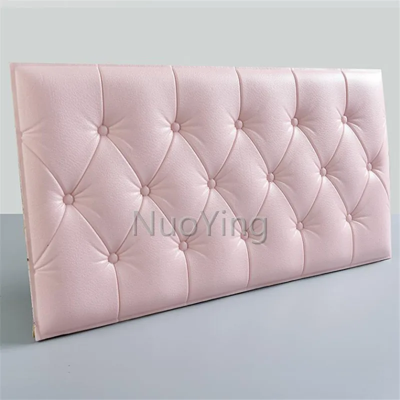 3d Wall Stickers Wallpaper Self-adhesive Thicken Tatami Anti-collision Mat Pad Kids Bedroom Living Room Soft Foam Cushion | Дом и сад