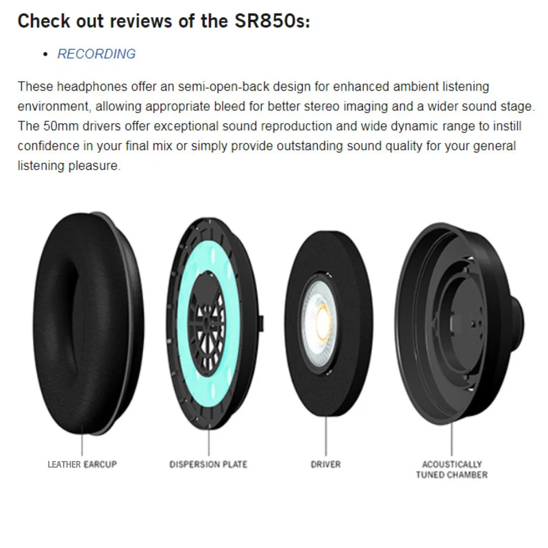 Najtaniej 100% oryginalny Samson Sr850 profesjonalny Monitor zestaw słuchawkowy szeroki dynamiczny pół open back Studio odniesienia słuchawki dla muzyk DJ