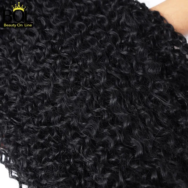 BOL Synthetic Hair Weave Jerry Curly Hair Bundles 3/6/9pcs/Lot Natural Black Soft Long Hair Extensions for Women Daily Use 5