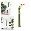 2 Size Japanese Ceramic Hydroponics Wall Vase Simulation Green Bamboo Flower Plant Pot Modern Home Decoration 1
