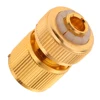 Threaded Brass Garden Hose Tap Connector Garden Water Pipe Quick Connectors for Watering Irrigation System 1/2