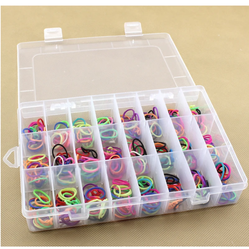 

Fishing Lure Box Fishing Tackle Box Multifunctional High Strength 10,15,24, Compartments Transparent Visible Plastic