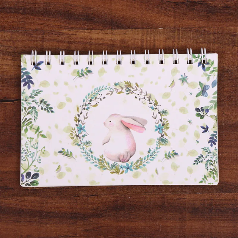 Тетрадь с животными олень еженедельник Kawaii bullet journal spiral agenda sketchbook caderno дневник libretas cuadernos papelar