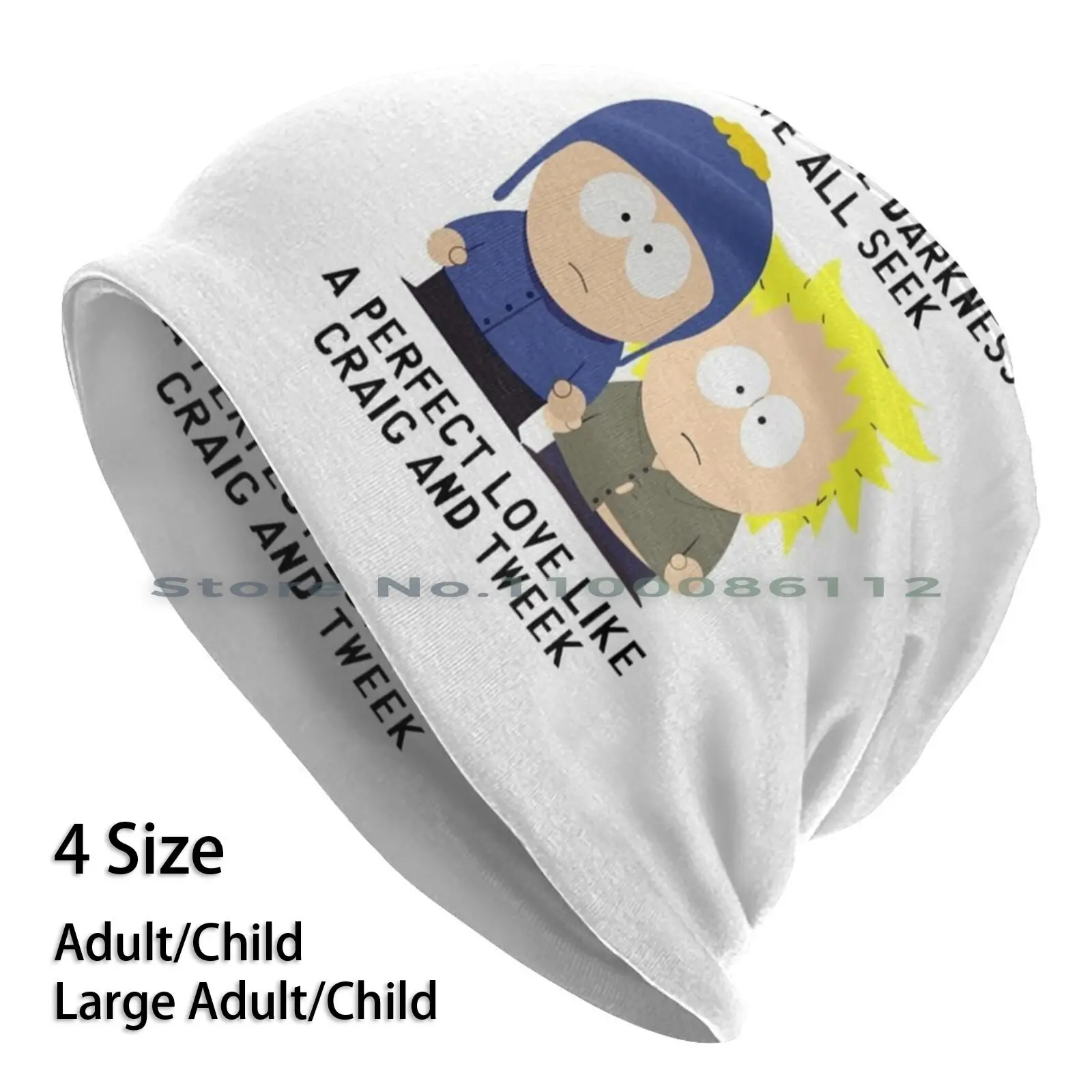 A Perfect Love! Beanies Knit Hat Craig Tweek Darkness Sees It